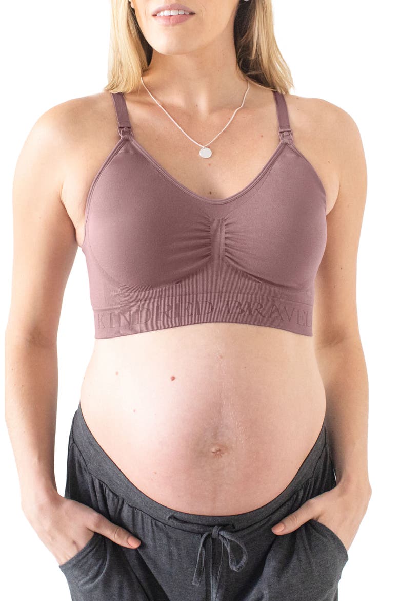 Busty Sublime Nursing Bra - Fits Sizes 30E-46H, Main, color, TWILIGHT
