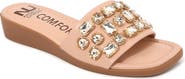 NINETY UNION Jewel Ornament slide Sandal