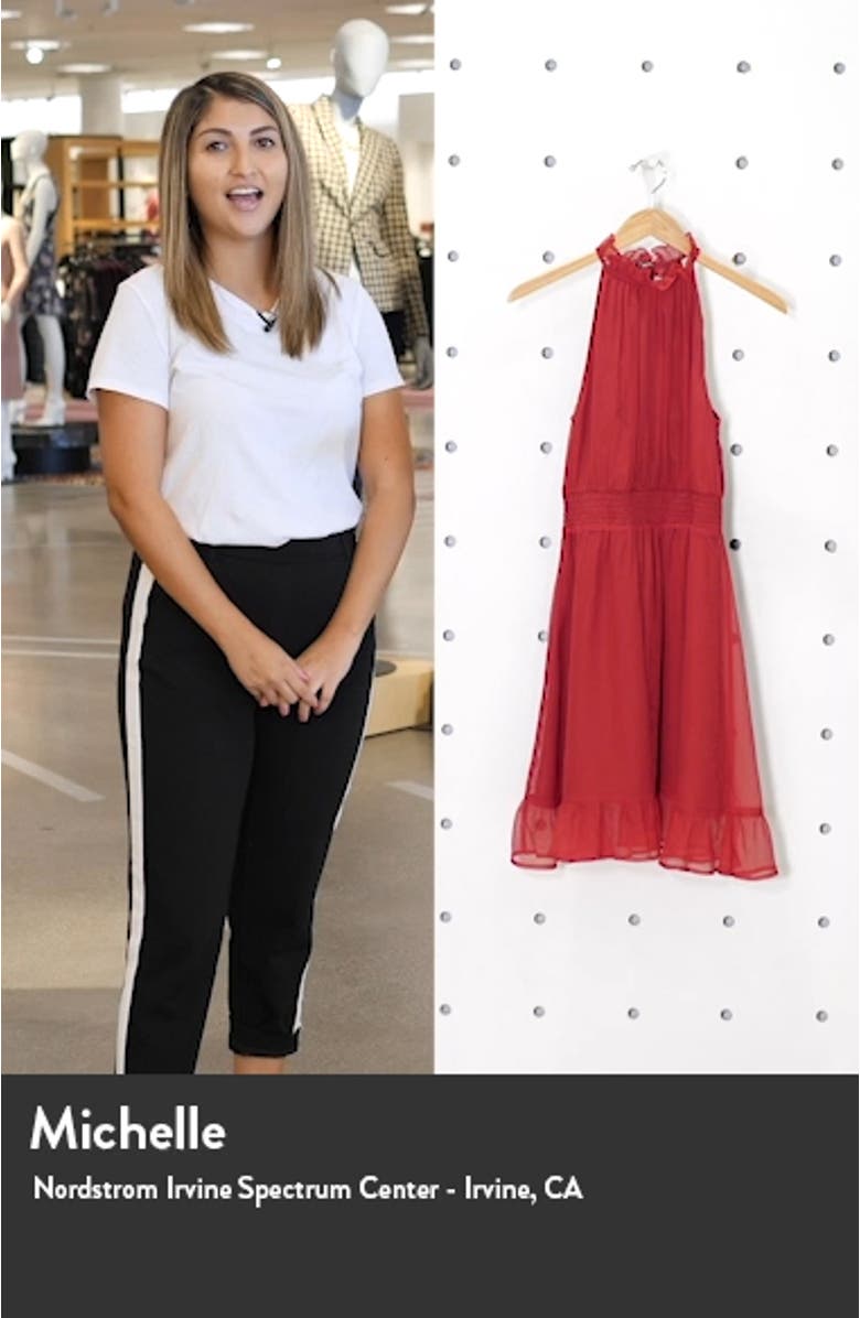 High Neck A-line Minidress, sales video thumbnail