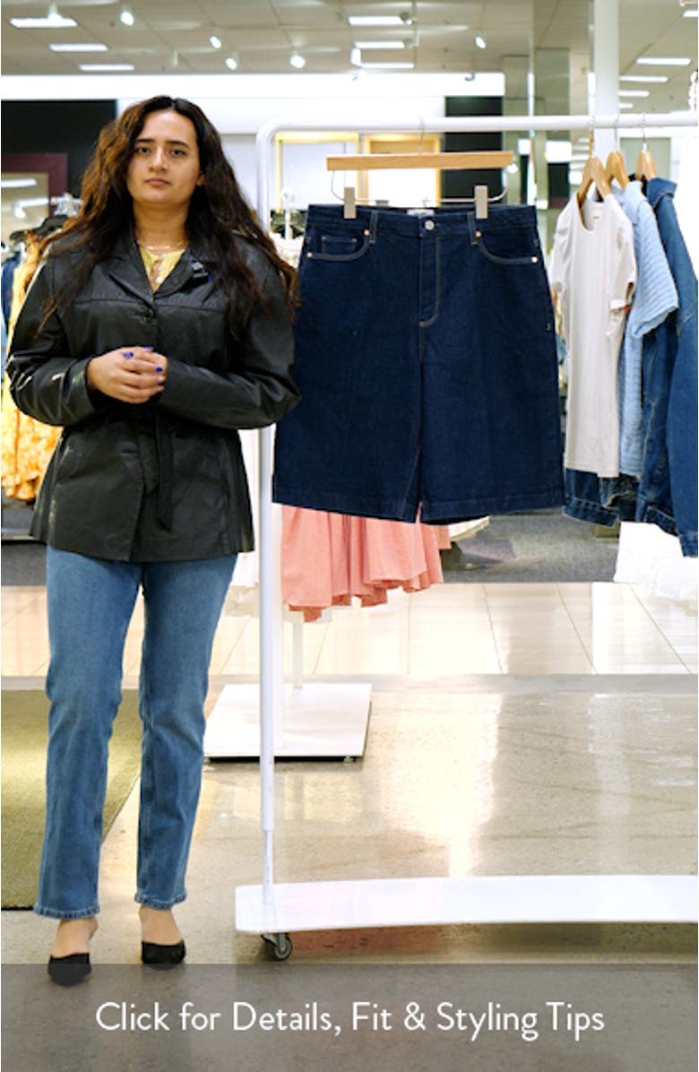 Cadee Denim Bermuda Shorts, sales video thumbnail