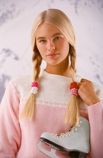 4-Pack Pure Silk Skinny Scrunchies Ornament