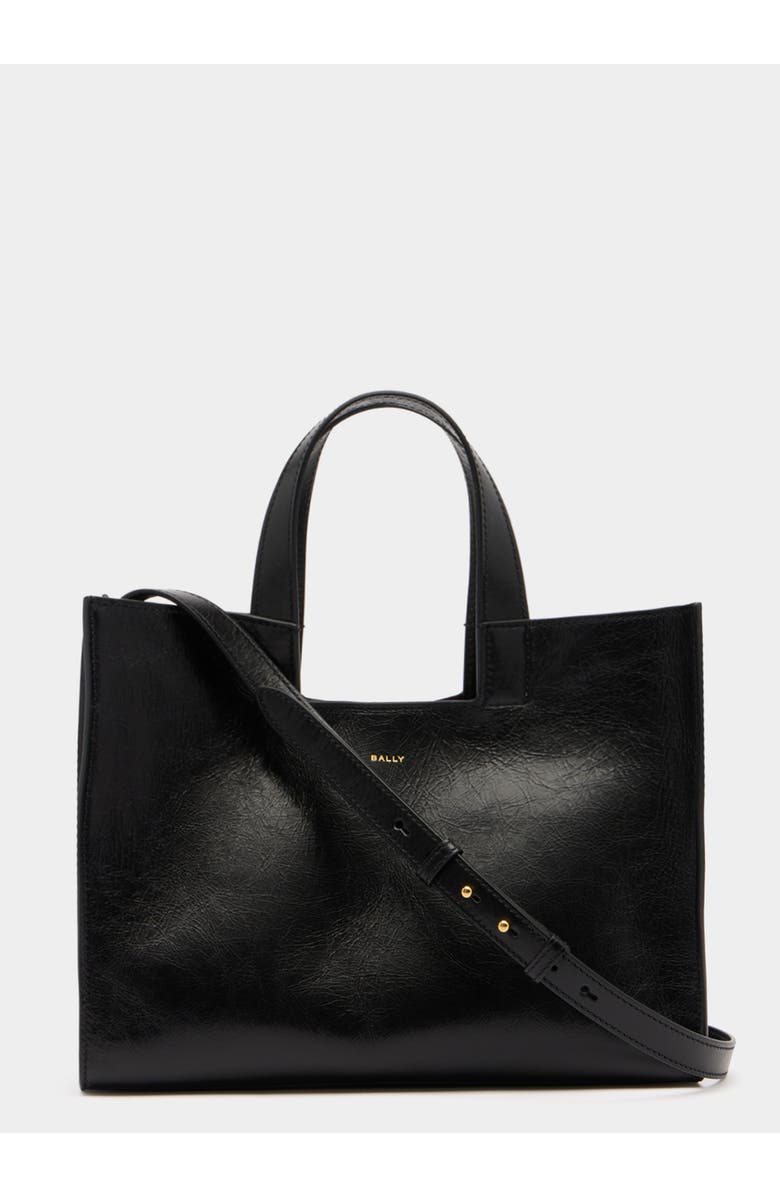 Bally Easy Bally Tote Bag in Bovine Leather, Main, color, Black