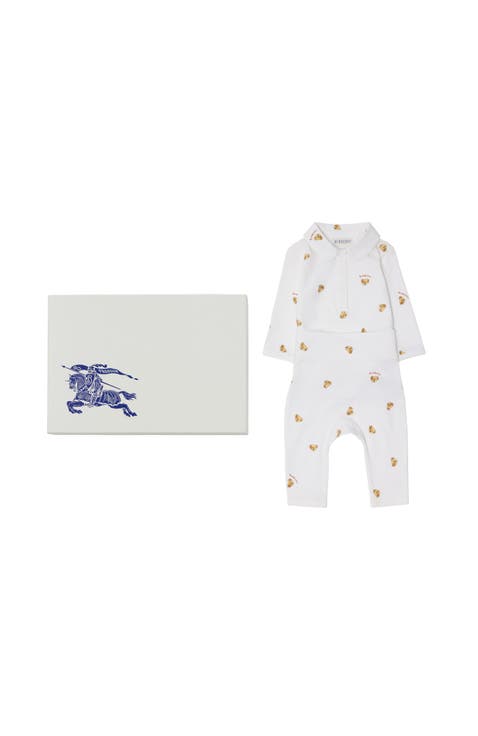 Thomas Bear Stretch Cotton Two-piece Baby Gift Set