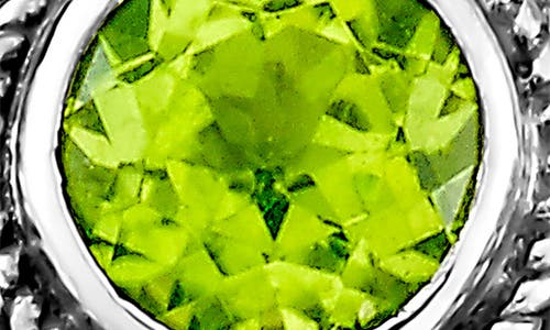 Samuel B. Round Stone Drop Earrings In Green