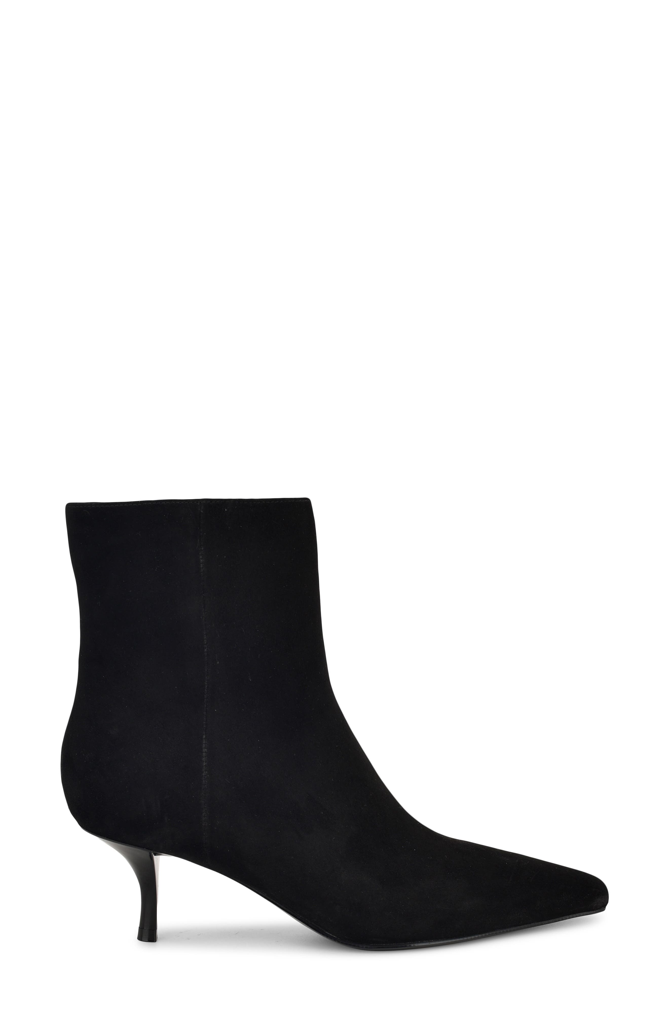 Nine West Hermena Kitten Heel Bootie, Alternate, color, Black