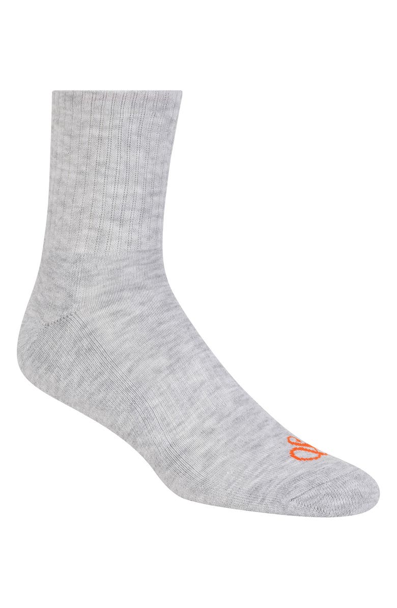 Scotch & Soda 6-Pack Half Terry High Quarter Crew Socks, Alternate, color, Ivory