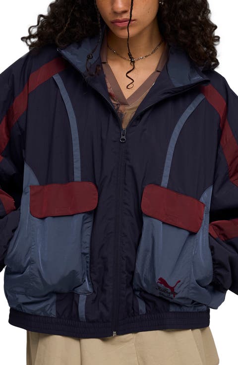 x KidSuper Hooded Nylon Windbreaker