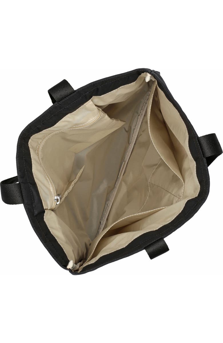 LeSportsac Emerald Nylon Tote Bag, Alternate, color, Black Cross Deboss