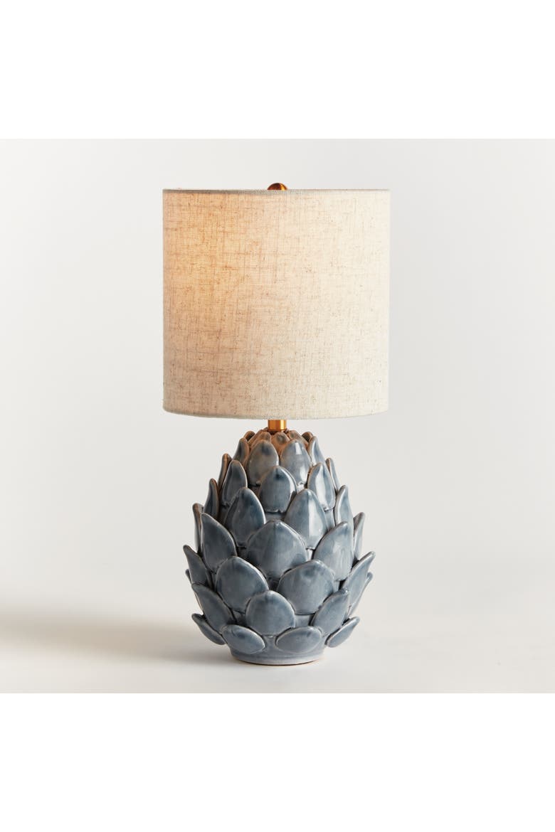 Declan Artichoke Lamp, Alternate, color, Blue