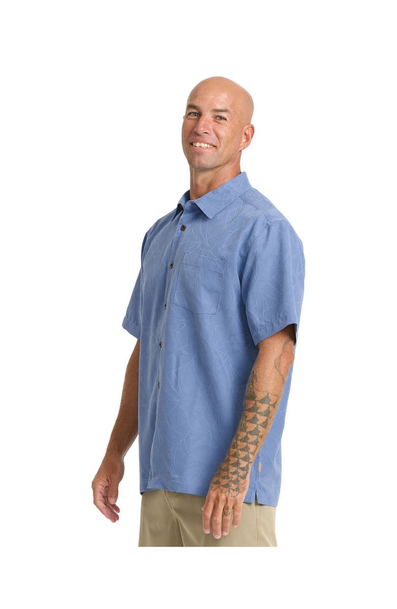 Quiksilver Waterman Island JungleShort Sleeve Shirt, Alternate, color, Riviera