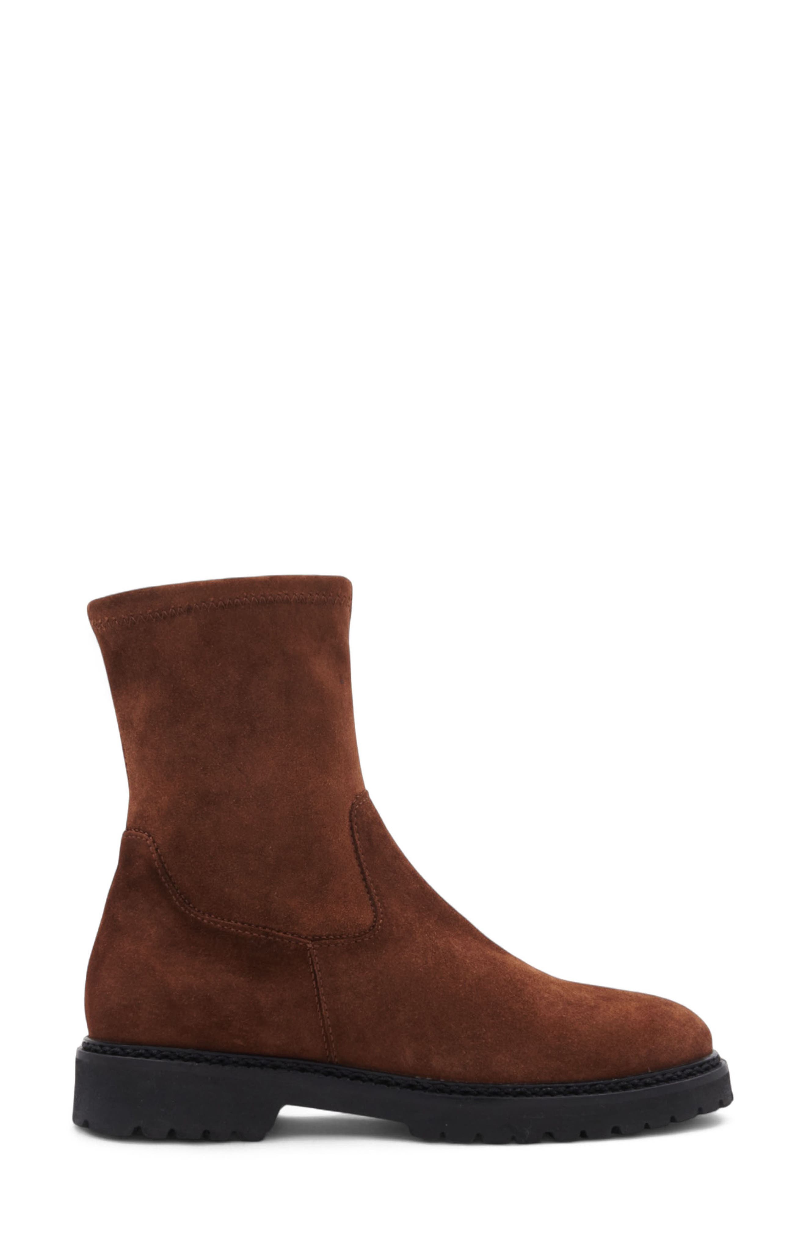 Maryann Weatherproof Suede Bootie, Alternate, color, BRANDY SUEDE