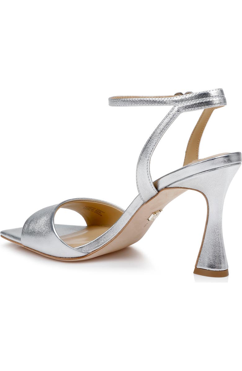 BADGLEY MISCHKA Cady Ankle Strap Sandal, Alternate, color, Silverleat