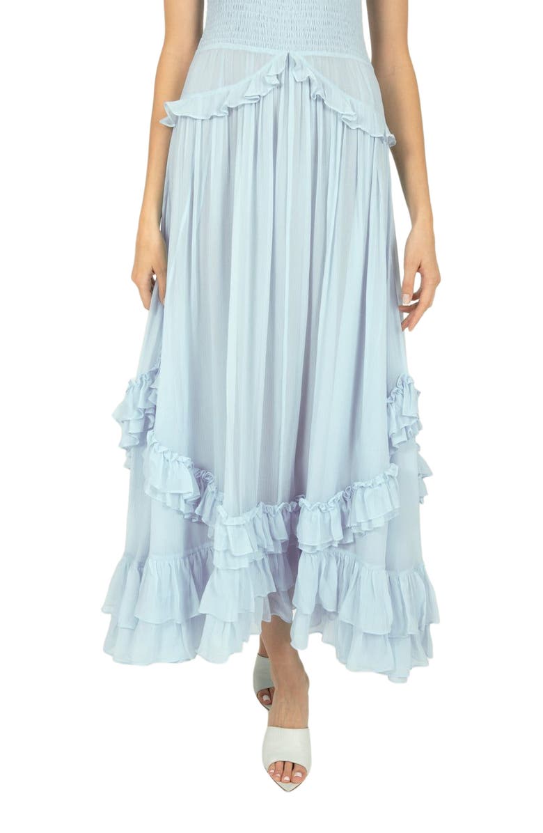 SECRET MISSION Chelsea Maxi Dress, Alternate, color, Cloud Blue