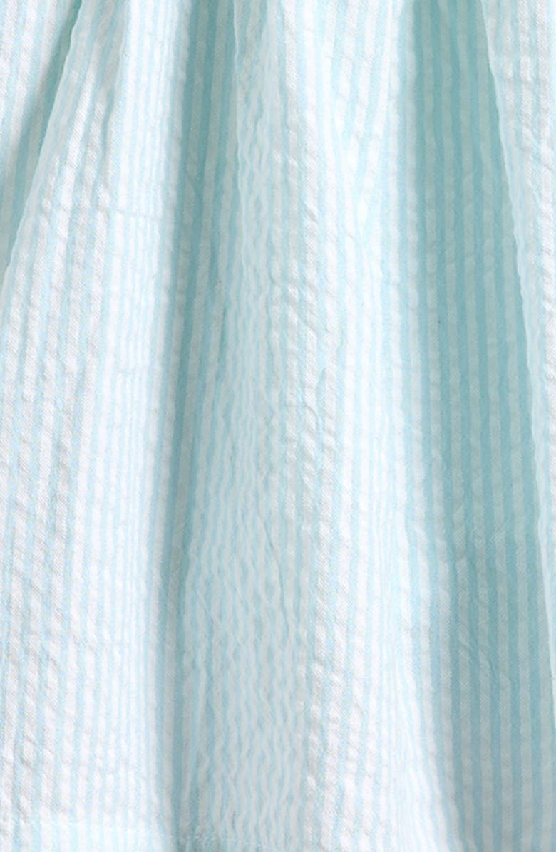 Nordstrom Kids' Flutter Sleeve Smocked Top, Alternate, color, Blue Omphalodes Winnie Stripe