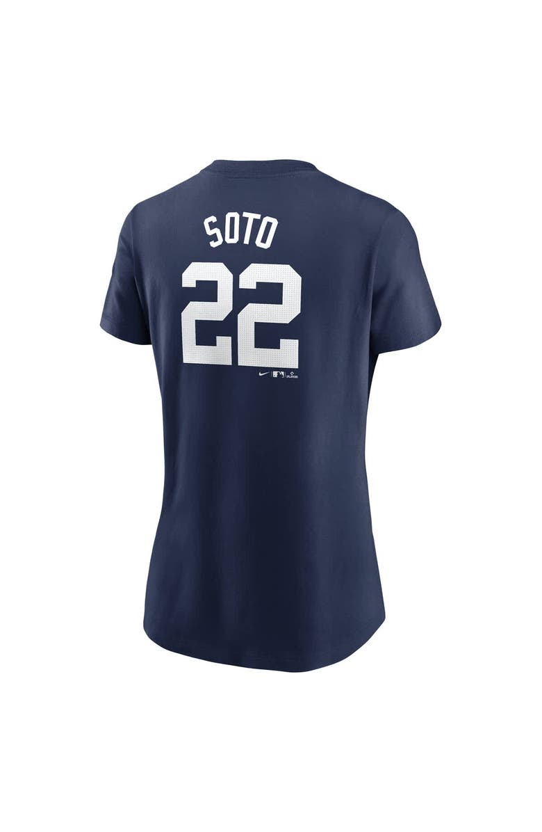 Nike Women's Nike Juan Soto Navy New York Yankees 2024 Fuse Name & Number T-Shirt, Alternate, color, 