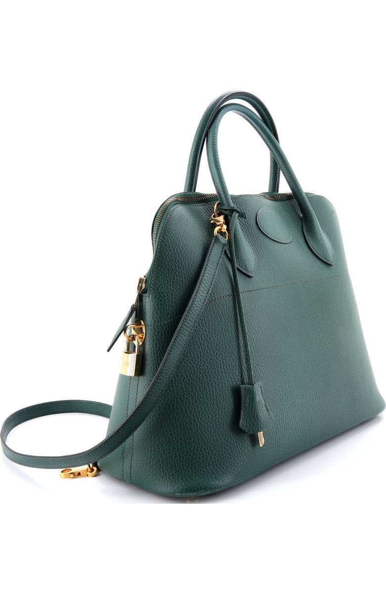 Pre-Owned Hermes Bolide Bag Ardennes 35, Alternate, color, Vert