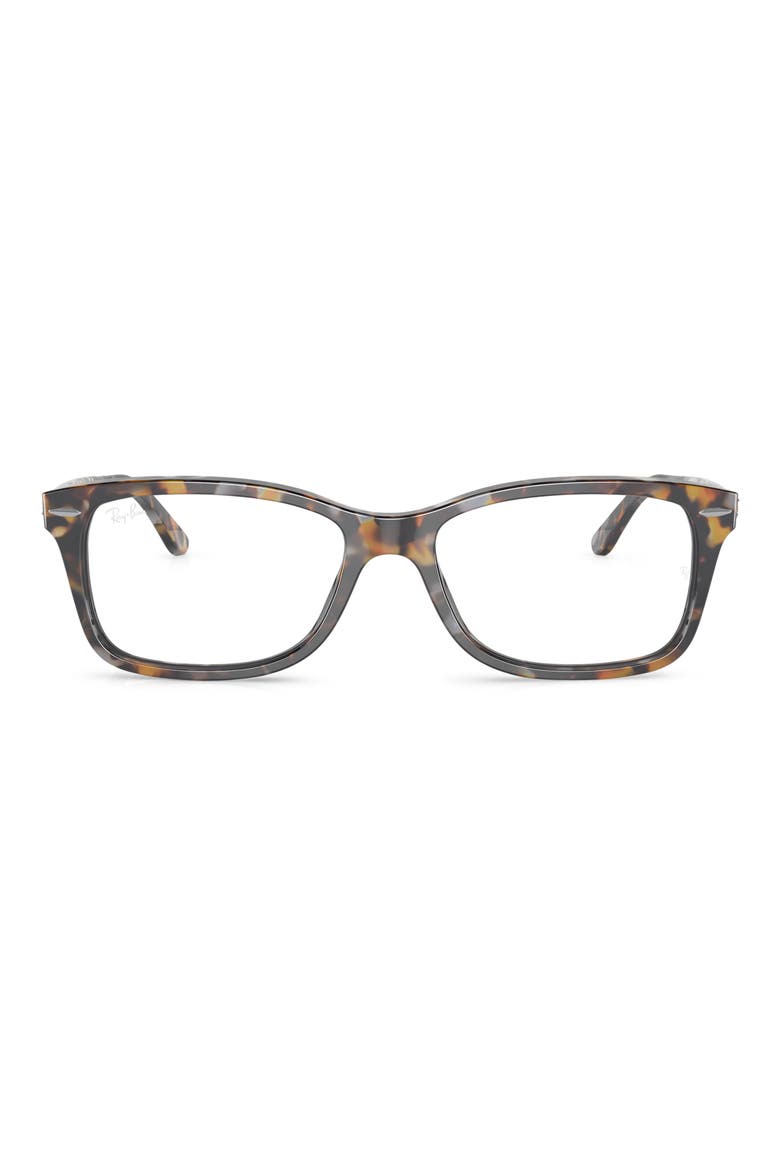 53mm Square Optical Glasses, Main, color, GREY