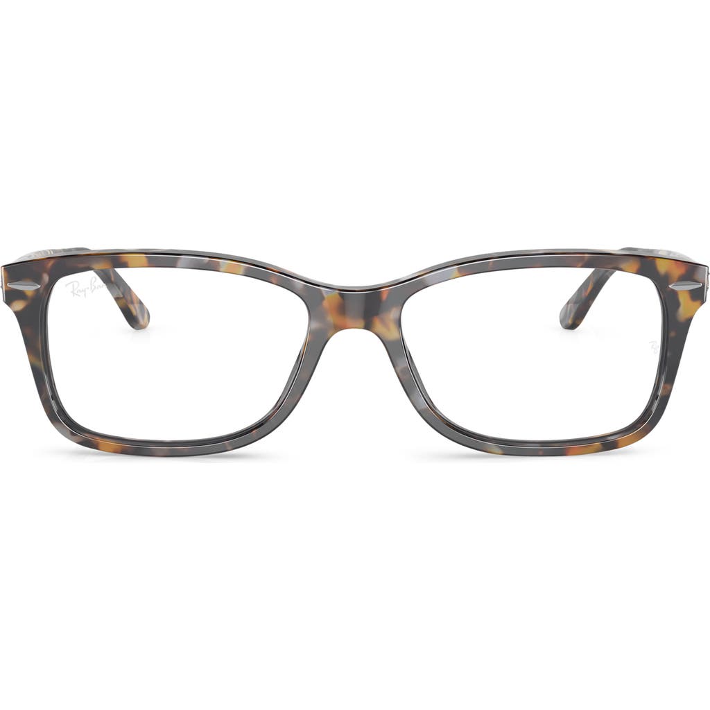 Ray Ban Ray-ban 53mm Square Optical Glasses In Multi