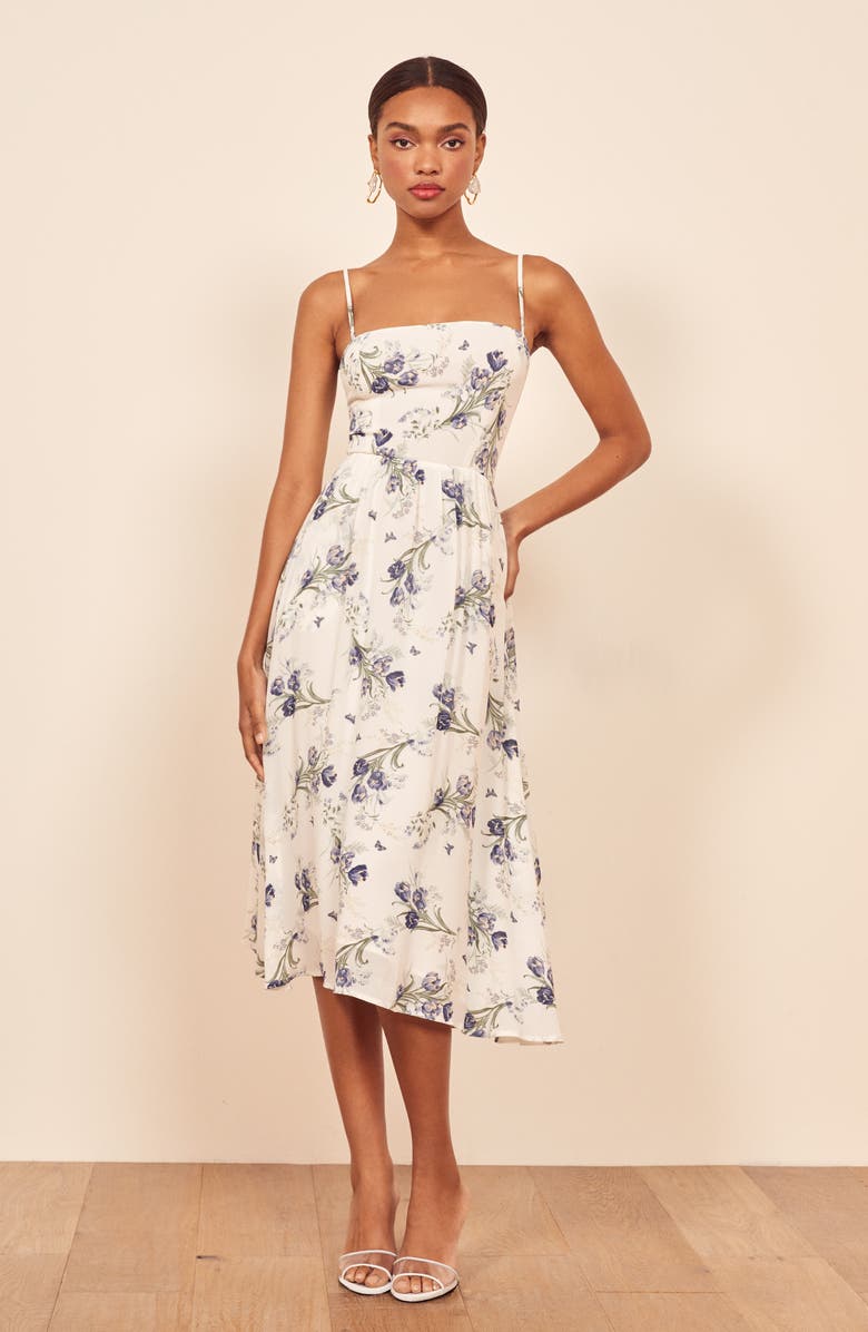 Reformation Rosehip Fit & Flare Dress, Alternate, color,