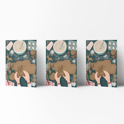 Holiday Winter Greeting Cards "Baking Season"