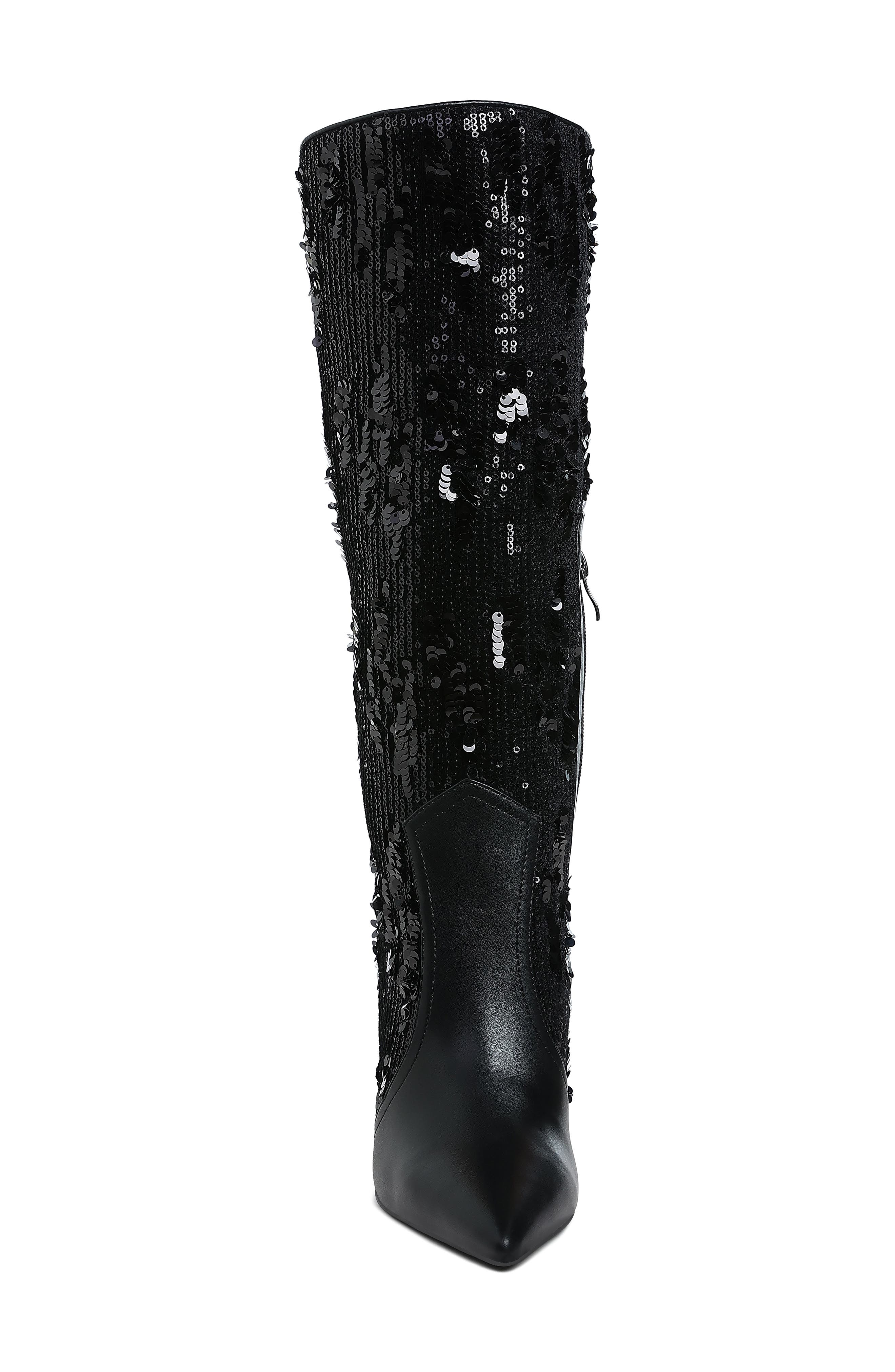 LONDON RAG Sitrah Sequin Boot, Alternate, color, 