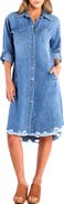 Billy T Heart Pocket Denim Shirtdress
