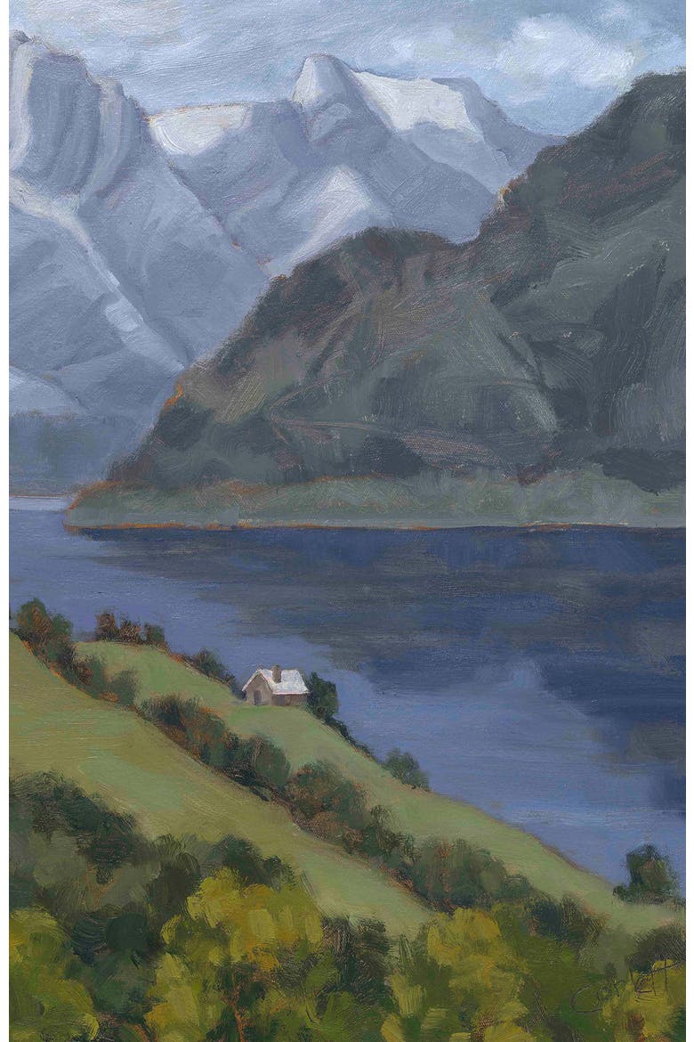 The Tranquility of Home by Anne Corlette, 8x10 Art Print, Alternate, color, Blue