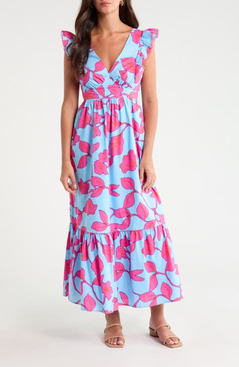 Mawar Floral Cotton Maxi Dress