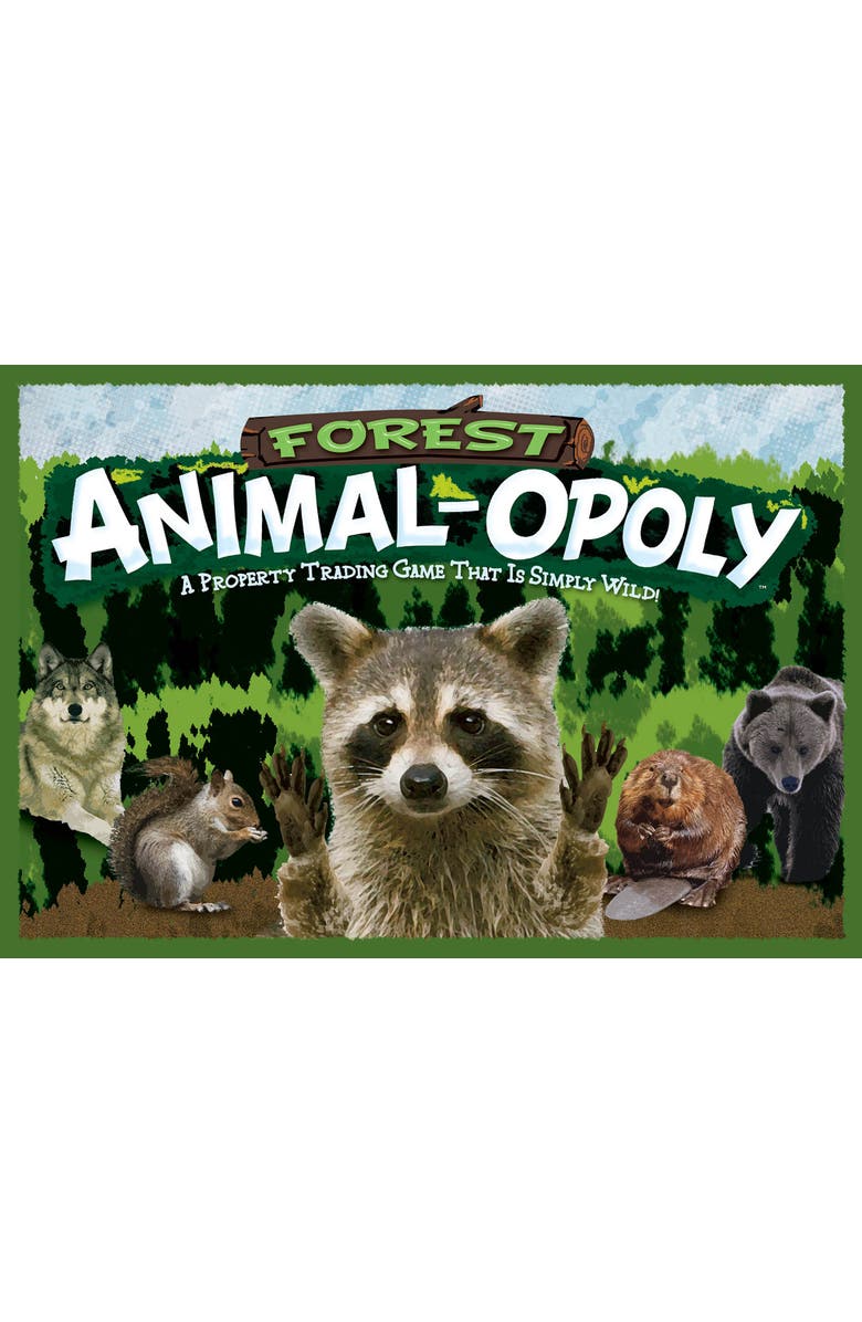 Late for the Sky Forest Animalopoly Monopoly Board Game, Alternate, color, Multicolored