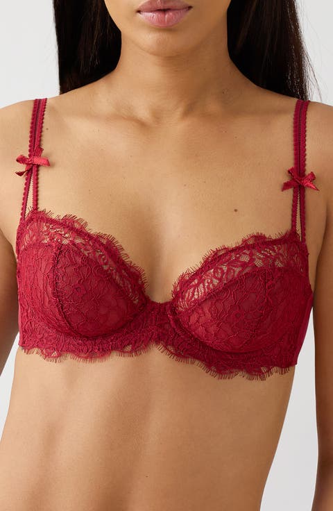 It's On Eyelash Lace Underwire Bra