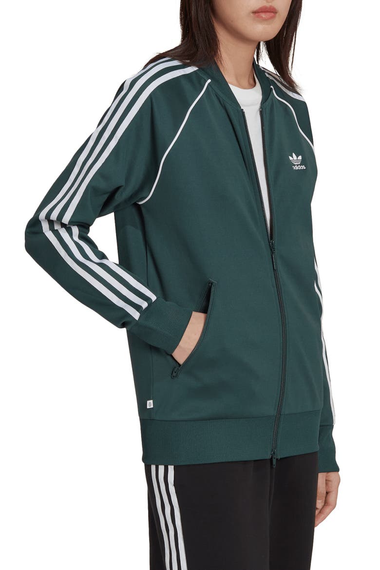 Primeblue SST Track Jacket, Alternate, color, MINERAL GREEN
