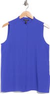 Eileen Fisher Sleeveless Silk Button-Up Shirt
