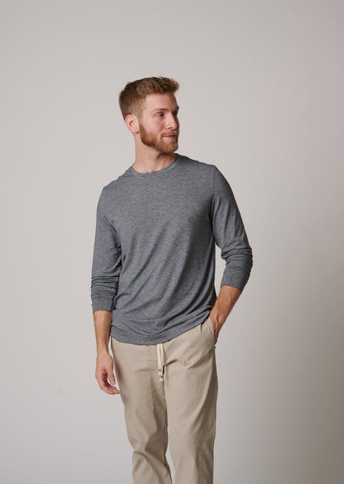 Leisure Lab Long Sleeve Everyday T-shirt In Stone