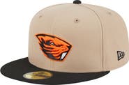 New Era Men's New Era Khaki Oregon State Beavers Two-Tone 59FIFTY Fitted Hat