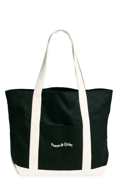 Wordmark Canvas Boat Tote