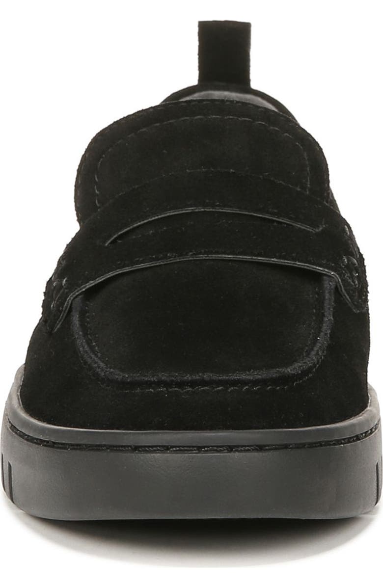 Vionic Uptown Hybrid Penny Loafer, Alternate, color, Black Suede