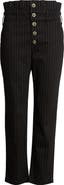 Free People Montella Pinstripe Crop Skinny Pants