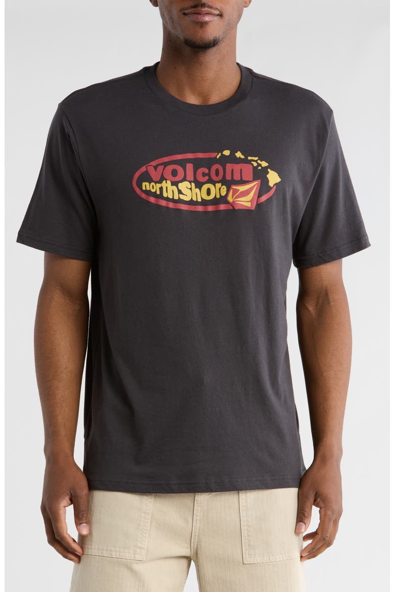 Radiostar North Shore Graphic T-Shirt, Main, color, WASHED BLACK HEATHER