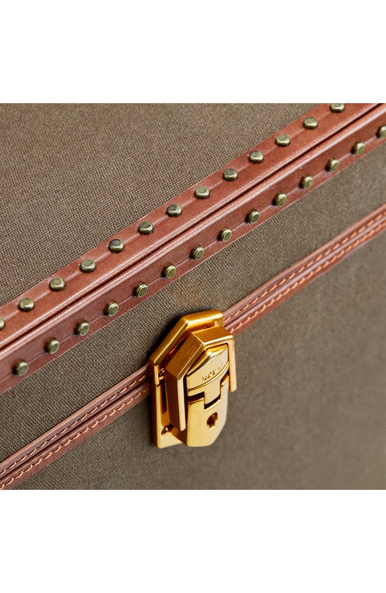 WOLF Ida Trunk Jewellery Box, Alternate, color, Khaki