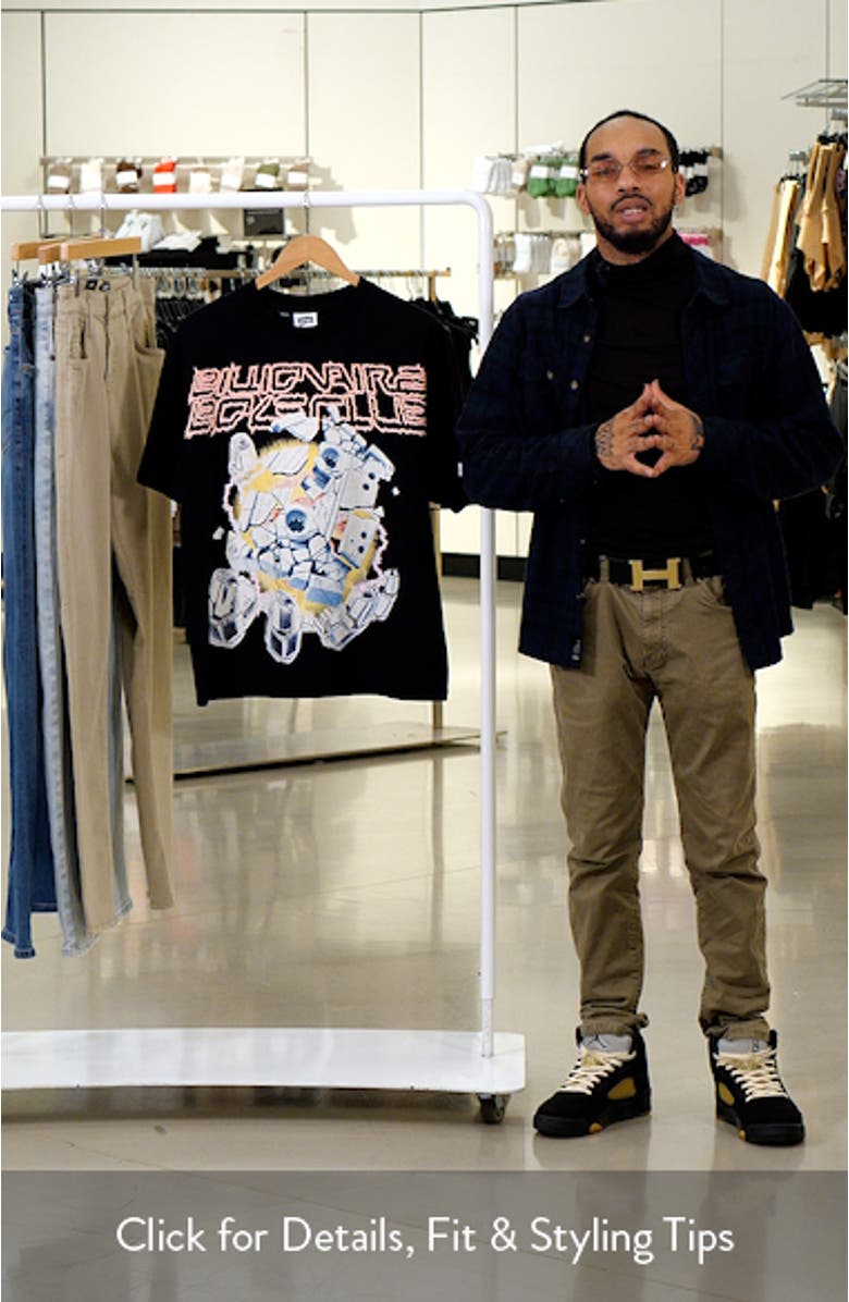 Abandon Planet Cotton Graphic T-Shirt, sales video thumbnail