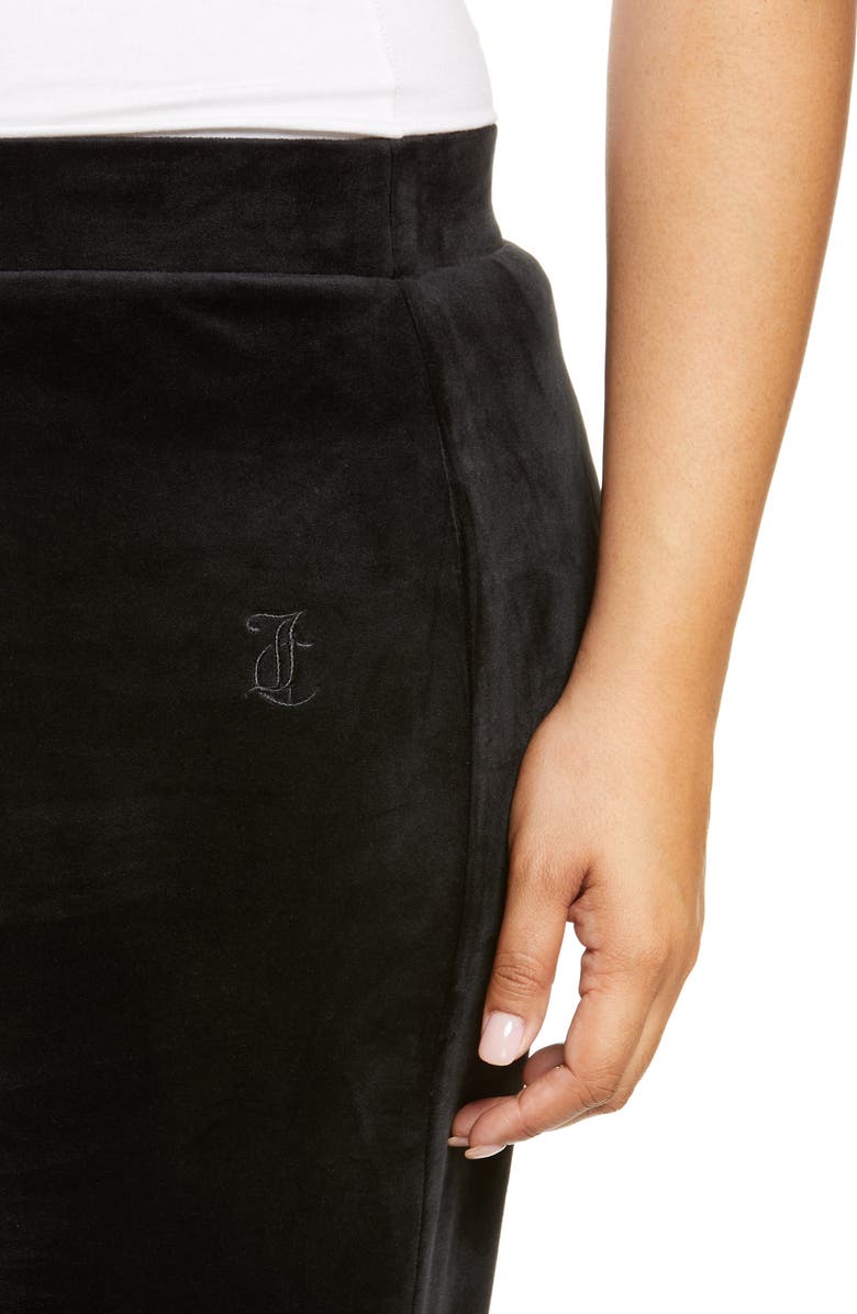 Juicy Couture Velour Track Pants, Alternate, color, 