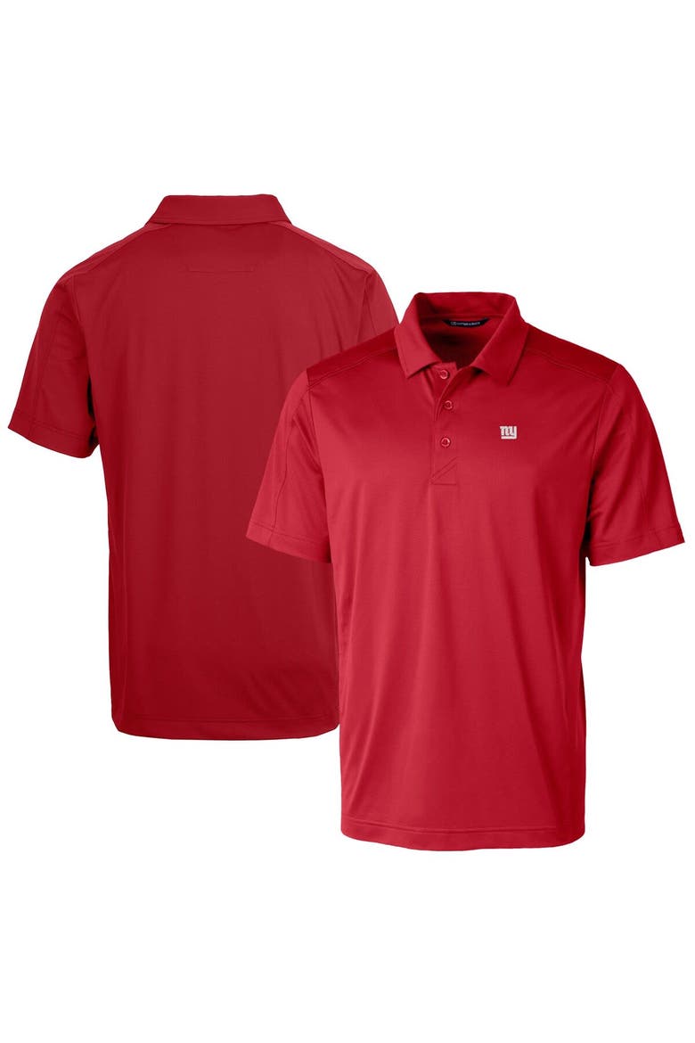Men's Cutter & Buck Red New York Giants Prospect Textured Stretch Polo, Main, color, Red