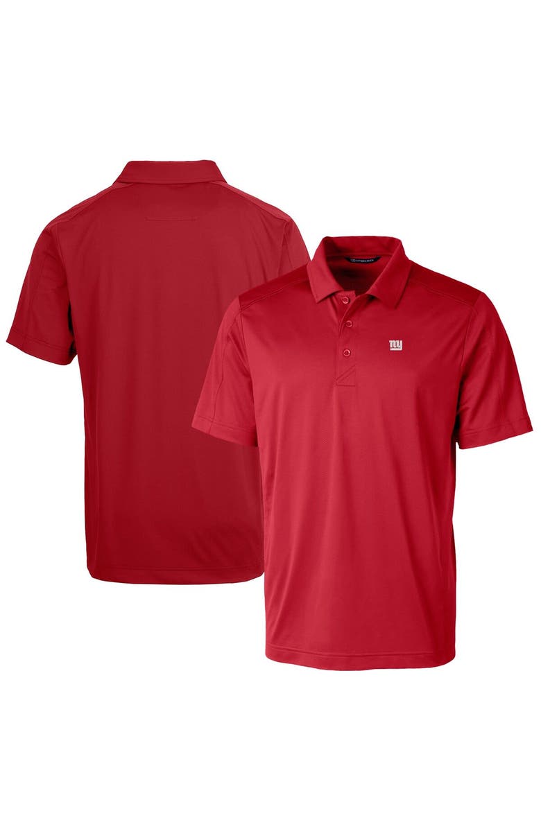Cutter & Buck Men's Cutter & Buck Red New York Giants Prospect Textured Stretch Polo, Main, color, 