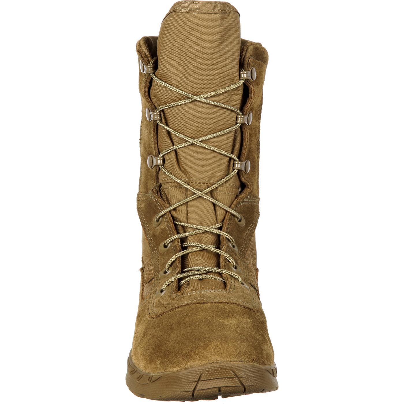 Rocky C7 Lightweight Commercial Military Boot, Alternate, color, Coyote Brown