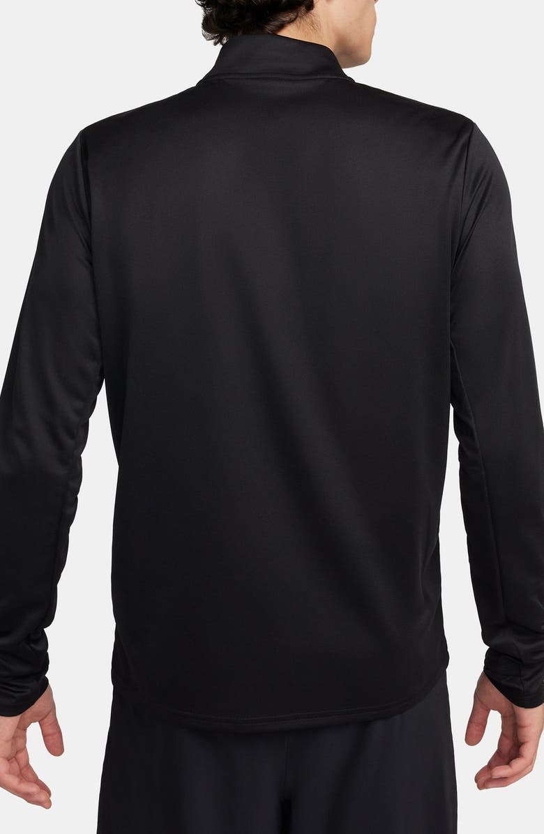 Nike Dri-FIT Half Zip Running Top, Alternate, color, Black/ Reflective Silver