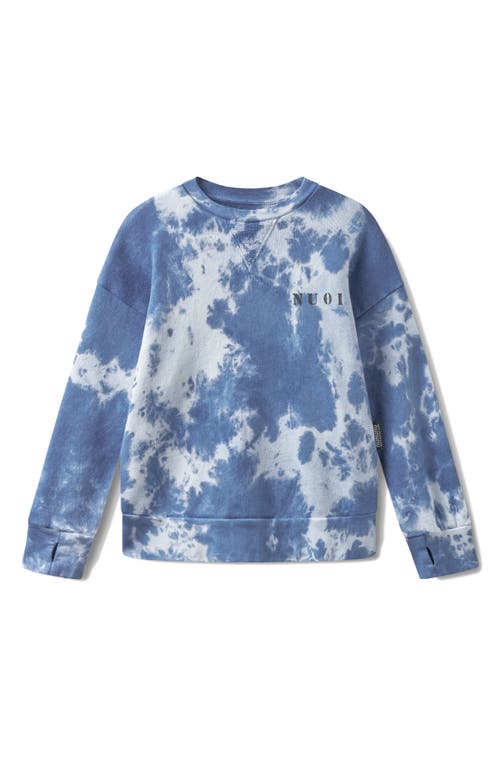 Nununu Kids' Mega Tie Dye Sweatshirt In Indigo