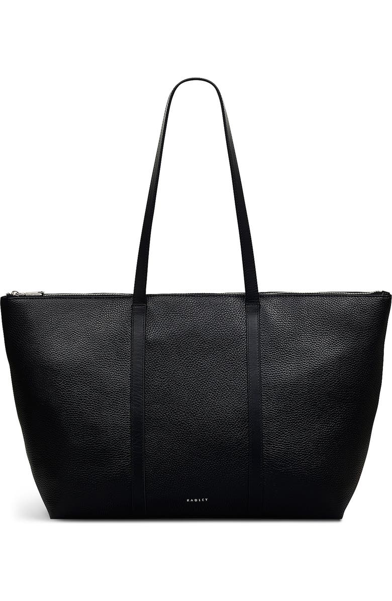 Radley Lynton Close Large Zip Top Tote, Main, color, Black
