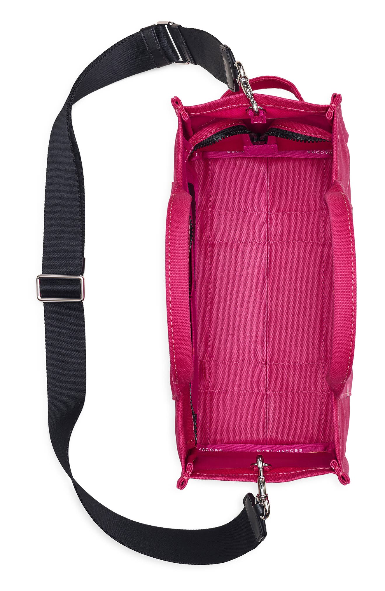 The Canvas Medium Tote Bag, Alternate, color, RASPBERRY PINK