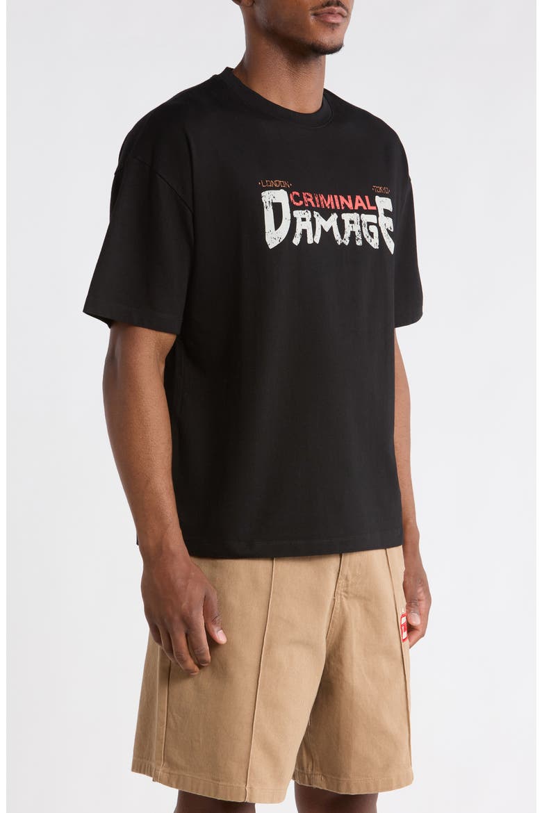 Ramen Graphic Crewneck T-Shirt, Alternate, color, BLACK
