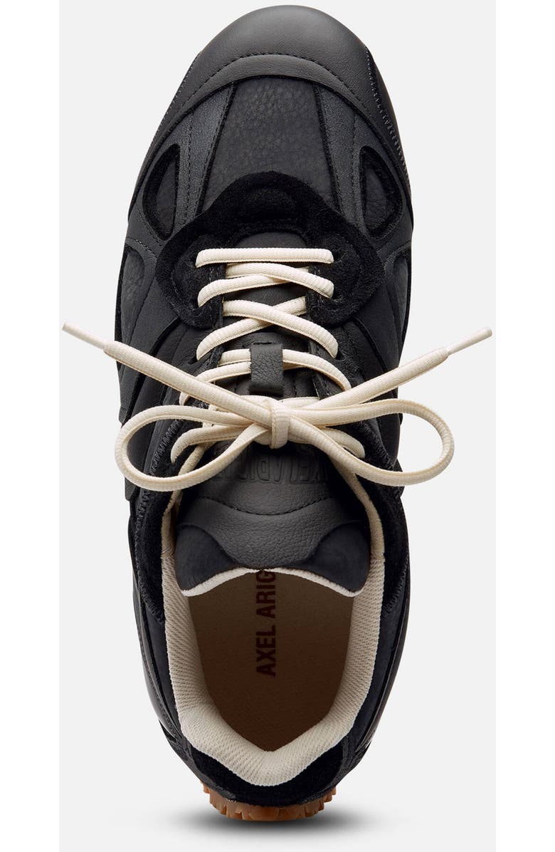 Axel Arigato Slow Leather Runner, Alternate, color, Black/Gum